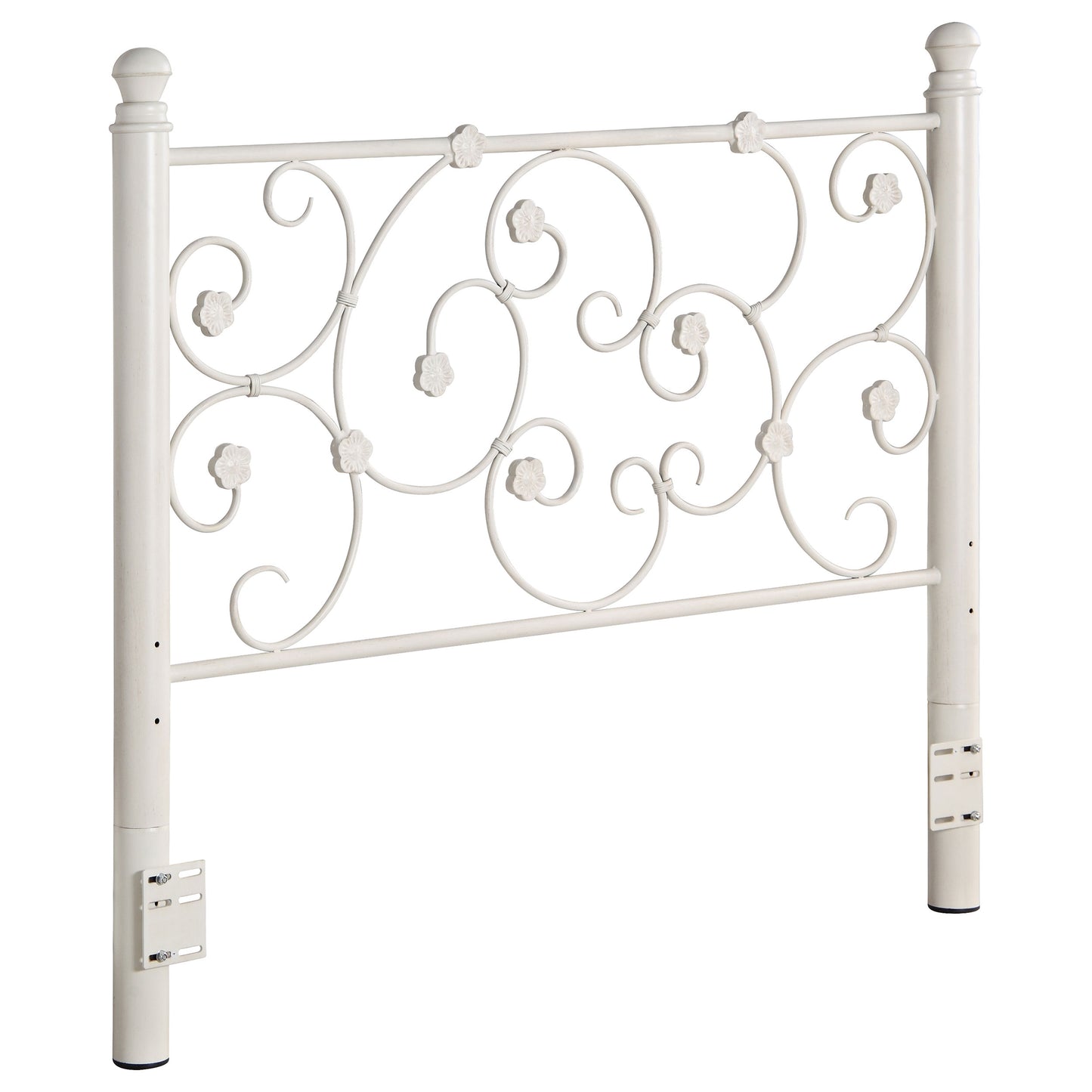 Chelsea Metal Queen or Full Open Frame Headboard White