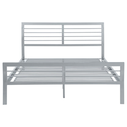 Cooper Metal Queen Open Frame Bed Silver