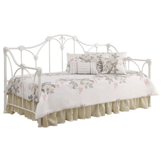 Halladay Metal Twin Daybed White