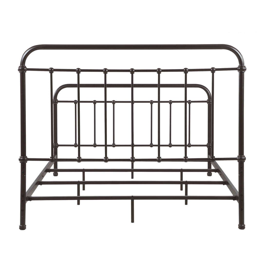 Livingston Metal Eastern King Open Frame Bed Dark Bronze