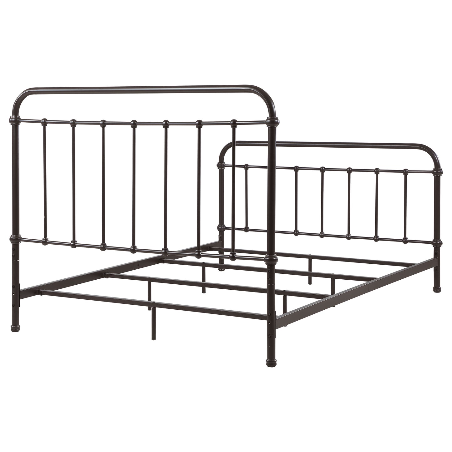 Livingston Metal Eastern King Open Frame Bed Dark Bronze