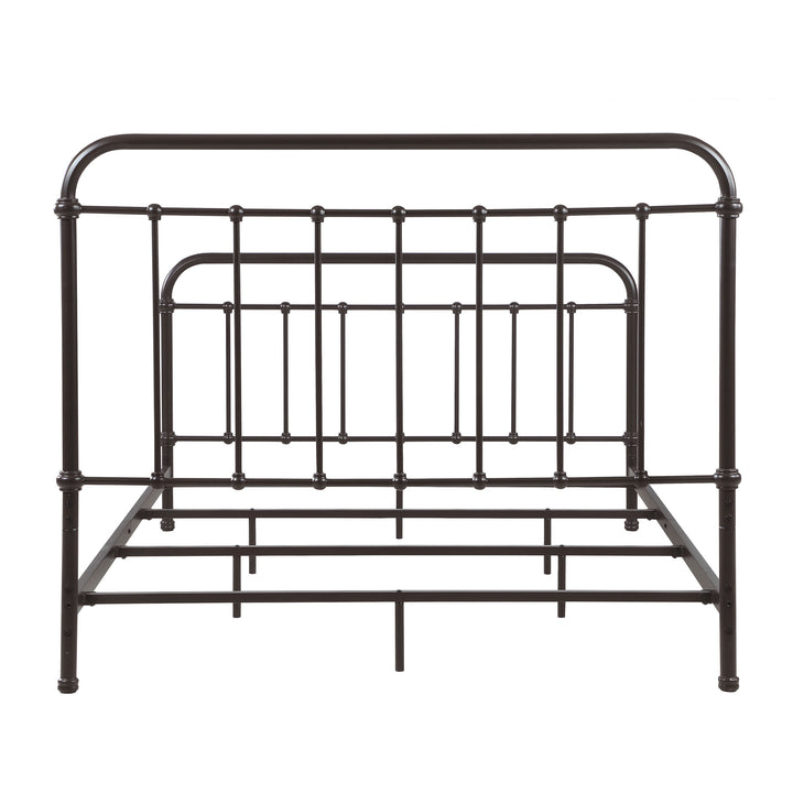 Livingston Metal Queen Open Frame Bed Dark Bronze