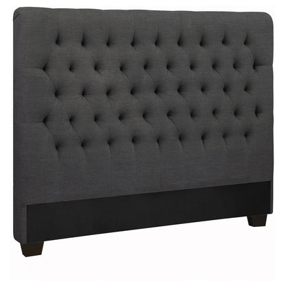 Chloe Charcoal Upholstered Queen Headboard