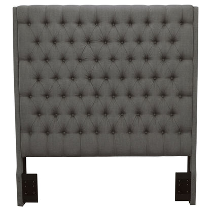 Camille Grey Upholstered King Headboard