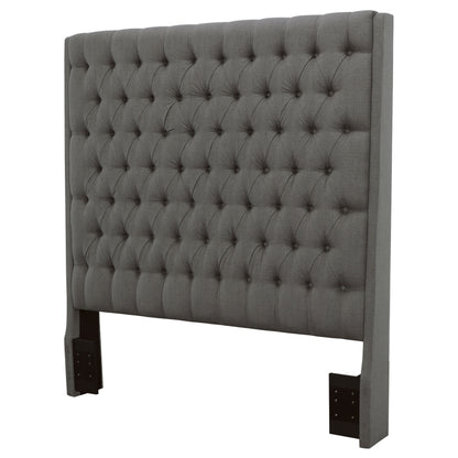 Camille Grey Upholstered King Headboard