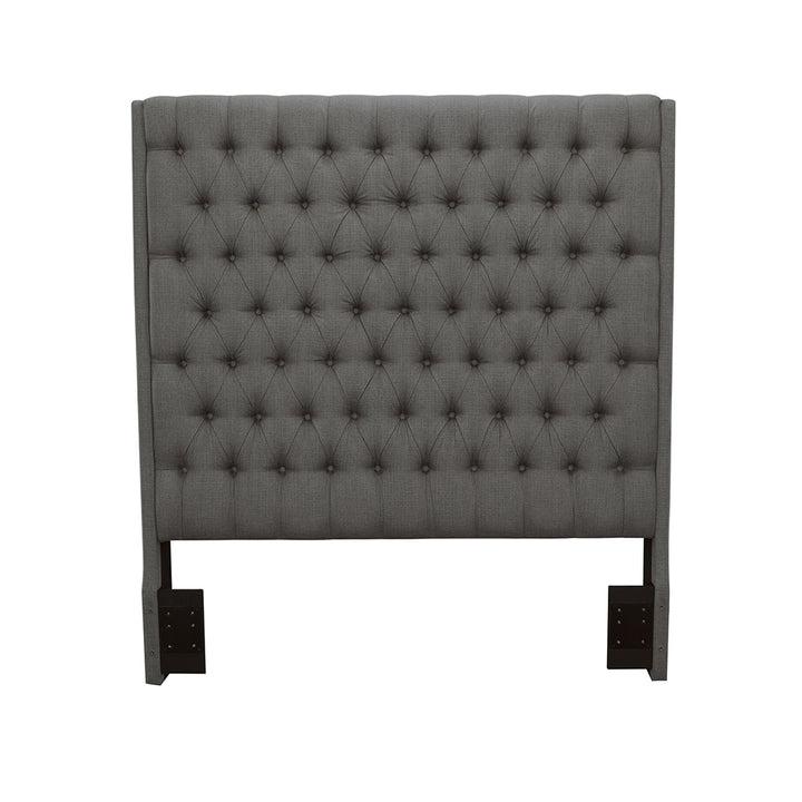 Camille Grey Upholstered Queen Headboard