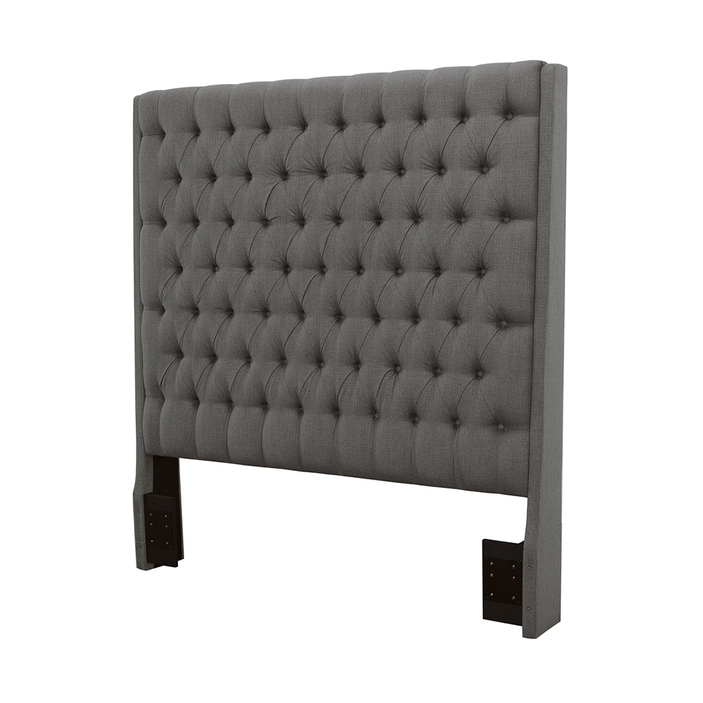 Camille Grey Upholstered Queen Headboard