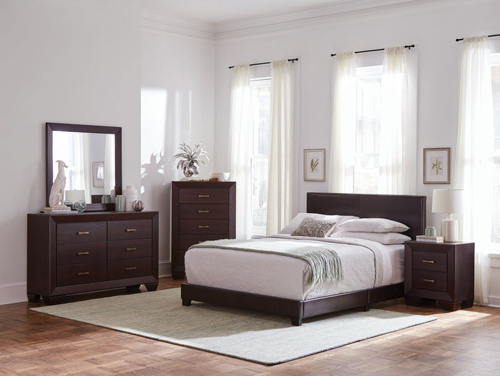 Dorian 5-piece Queen Bedroom Set Dark Cocoa