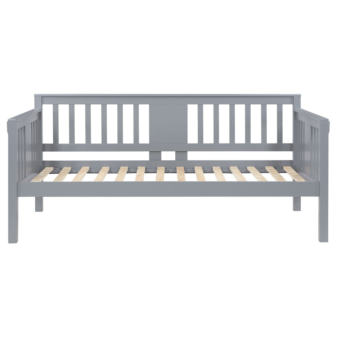 Bethany Wood Twin Daybed with Drop-down Tables Grey