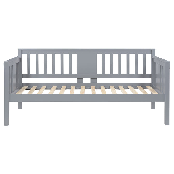 Bethany Wood Twin Daybed with Drop-down Tables Grey