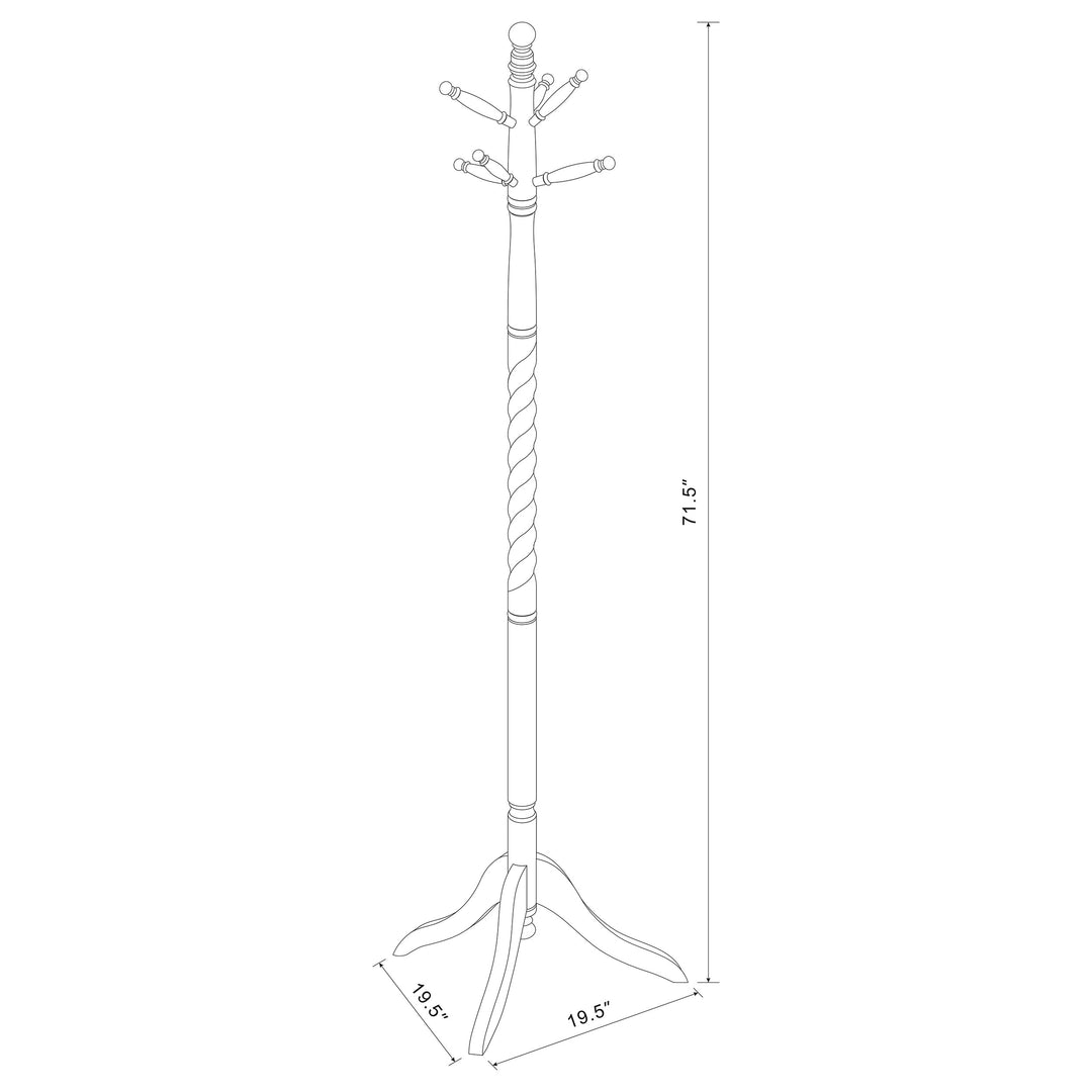 Riona 2-tier Coat Rack Merlot