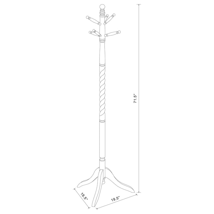 Riona 2-tier Coat Rack Merlot