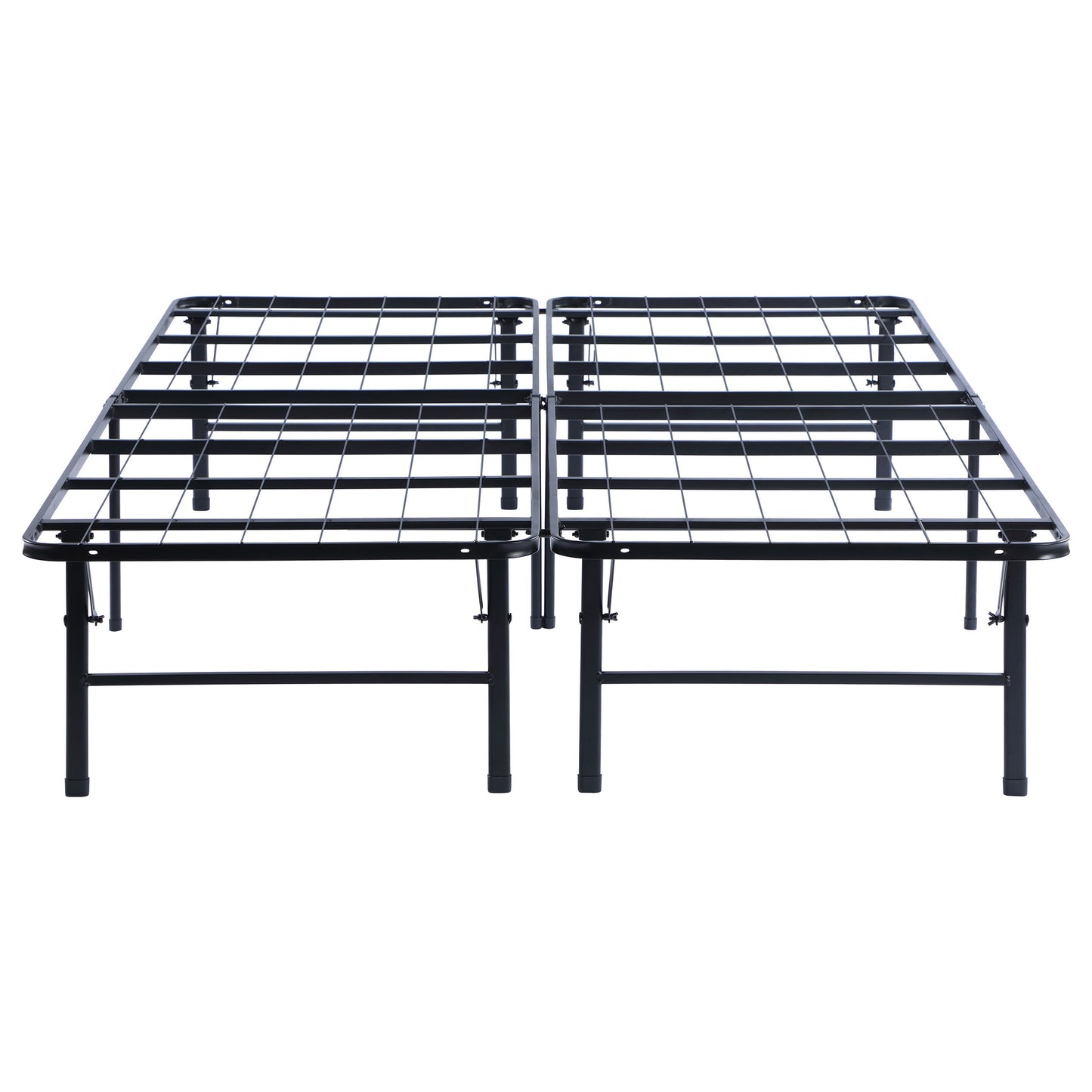 Mabel Metal Full Mattress Support Platform Bed Black