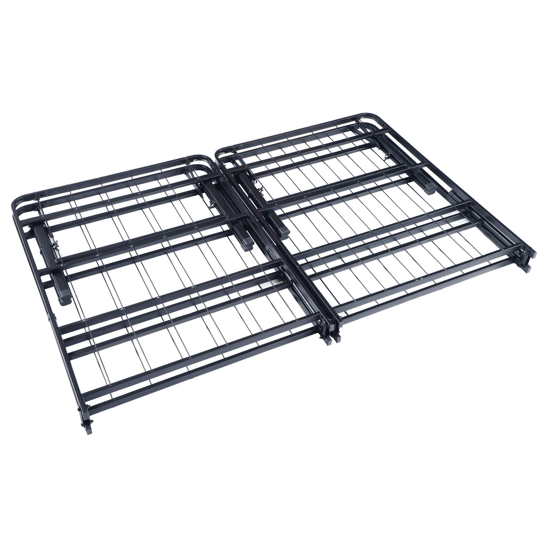 Mabel Metal Full Mattress Support Platform Bed Black