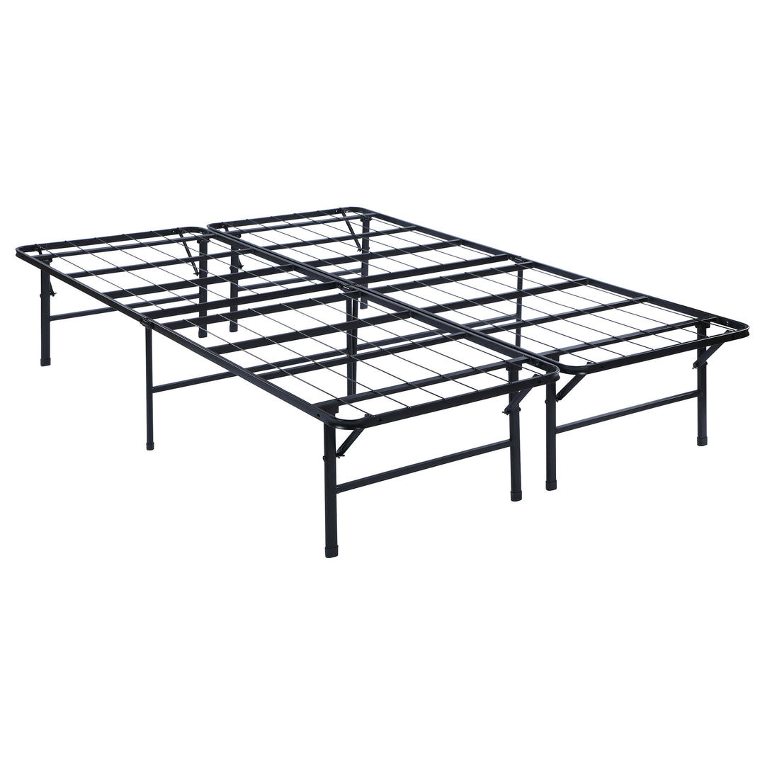 Mabel Metal California King Support Platform Bed Black