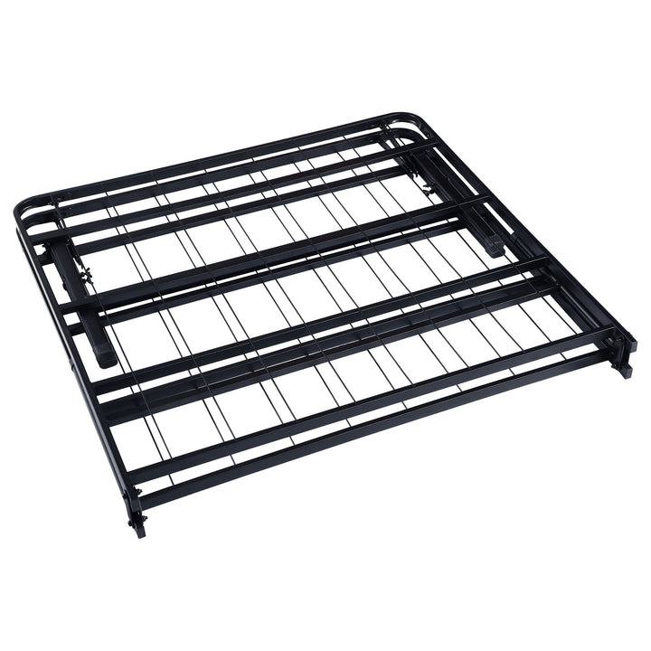 Mabel Metal Twin Extra Long Support Platform Bed Black