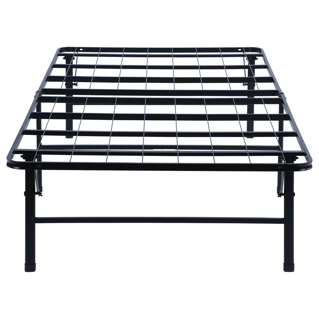 Mabel Metal Twin Mattress Support Platform Bed Black