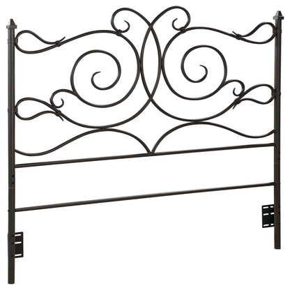 Queen/Full Scrolled Headboard Dark Bronze