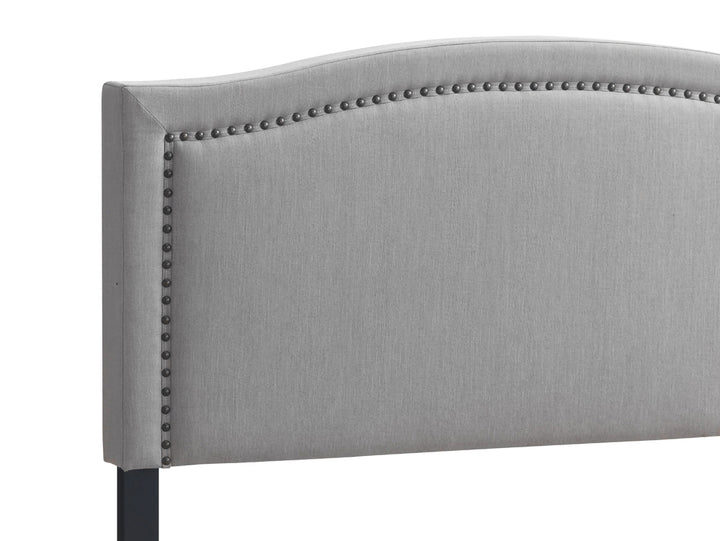 Hamden Upholstered Queen Panel Bed Mineral