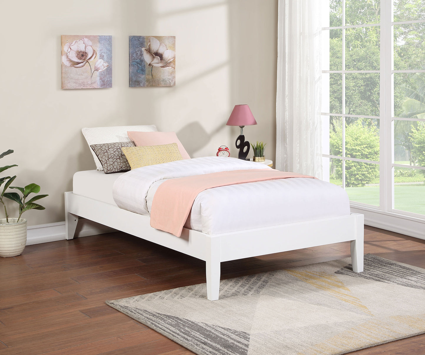 Hounslow Full Universal Platform Bed White