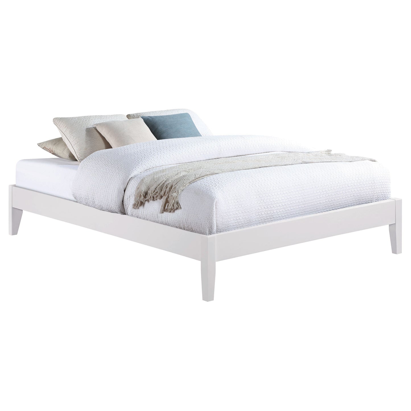 Hounslow California King Universal Platform Bed White