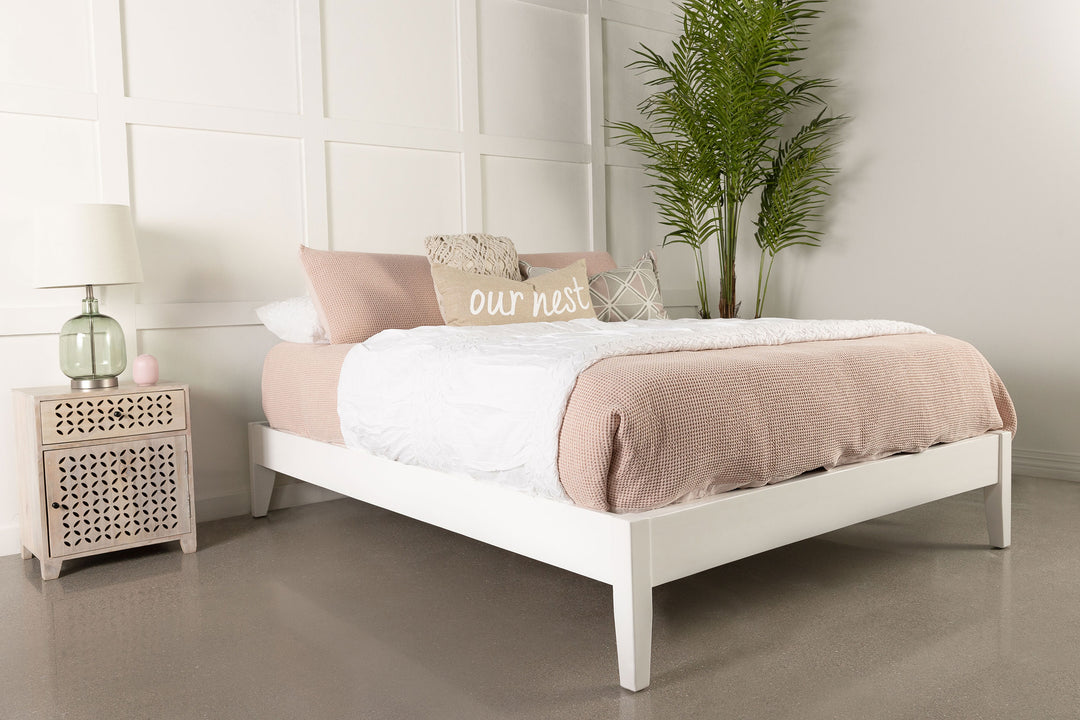 Hounslow California King Universal Platform Bed White