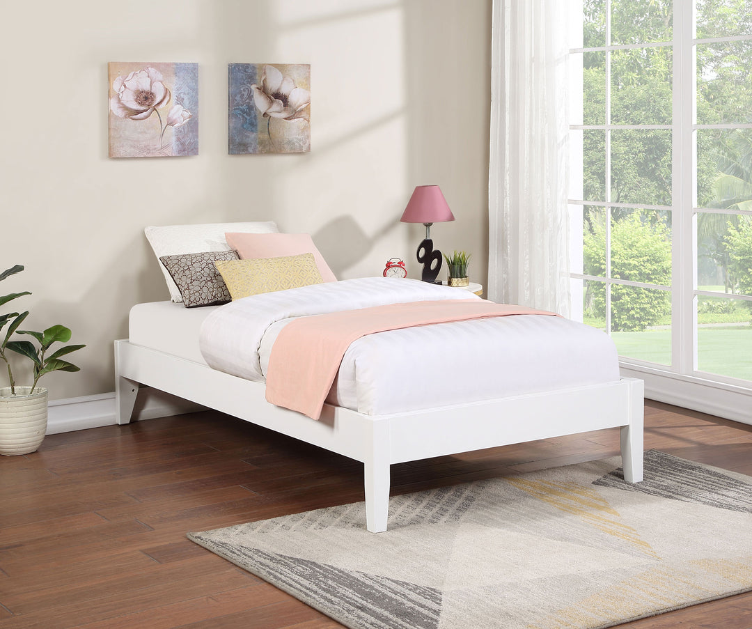 Hounslow Twin Universal Platform Bed White