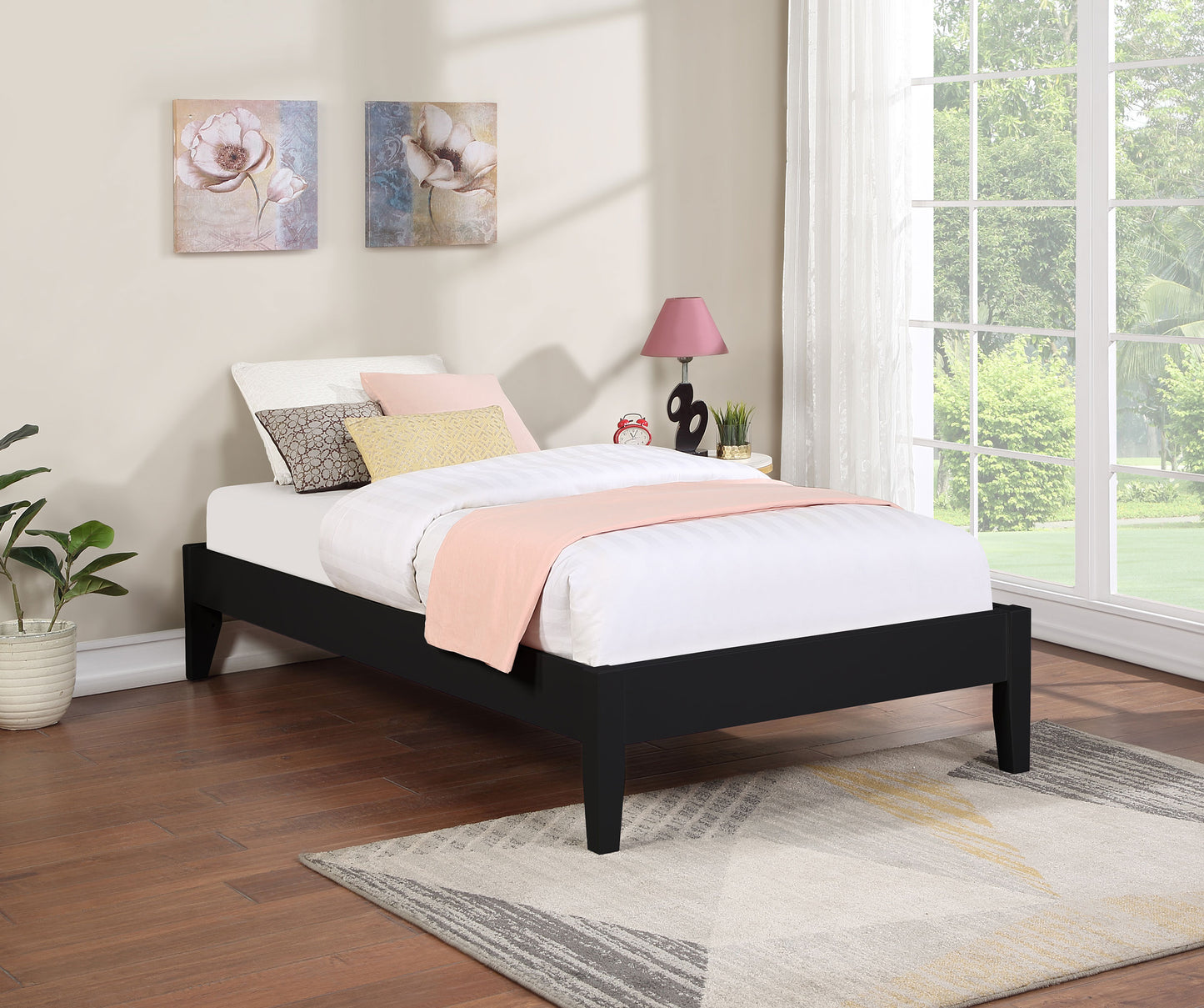 Hounslow Full Universal Platform Bed Black