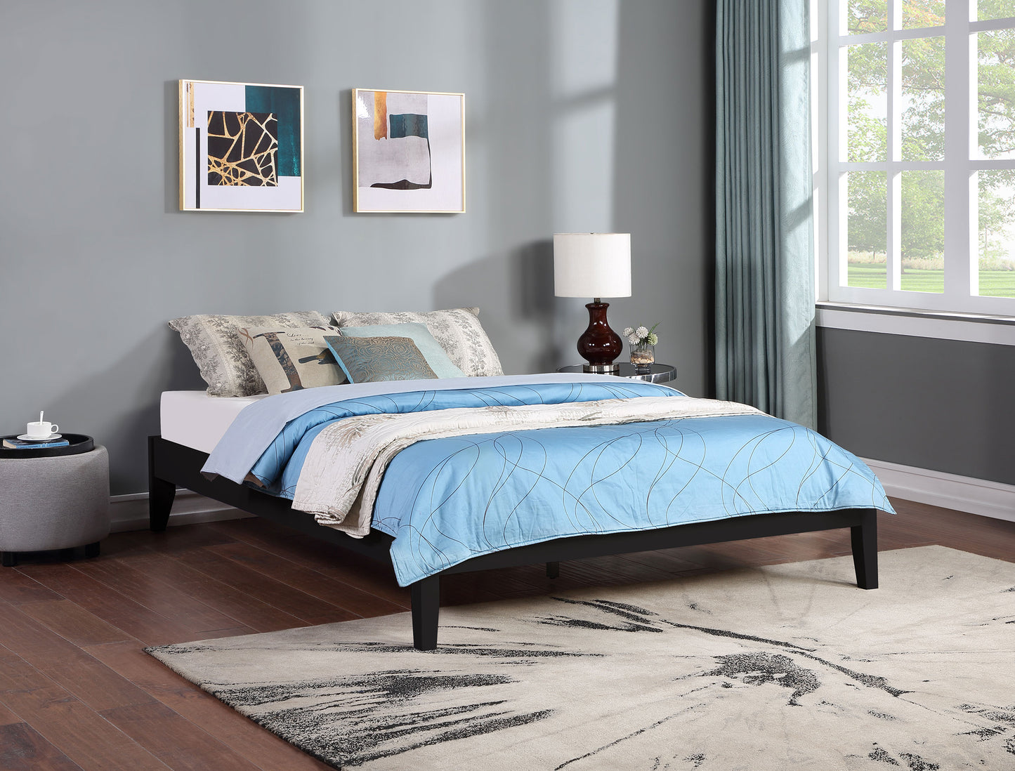 Hounslow California King Universal Platform Bed Black