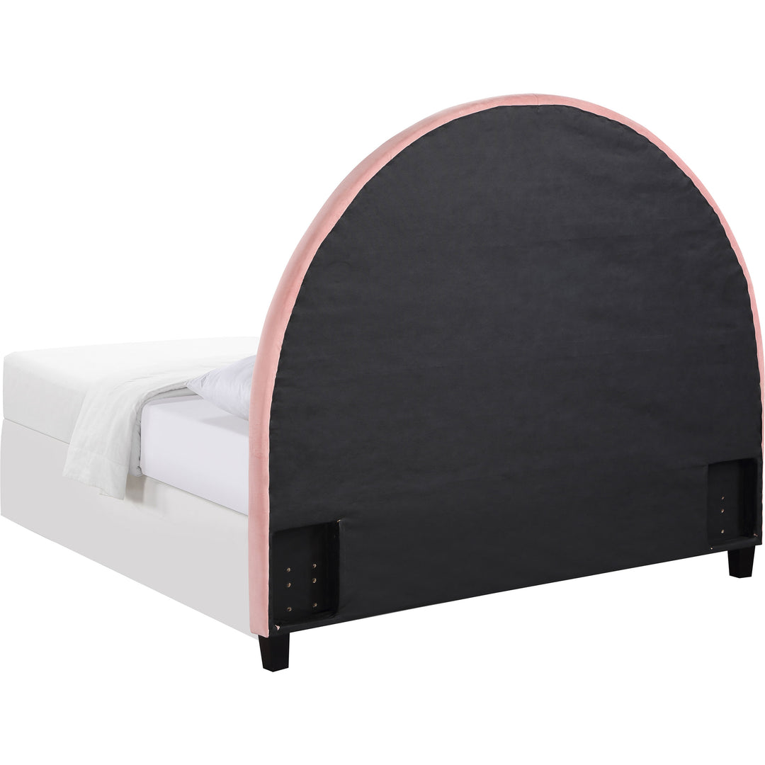 June Upholstered Queen or Full Panel Headboard Blush