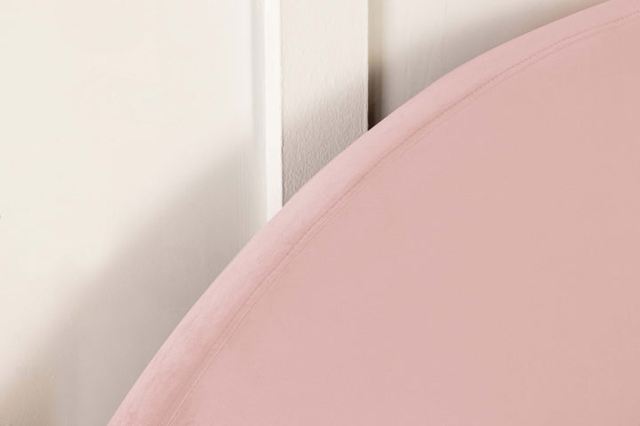 June Upholstered Queen or Full Panel Headboard Blush