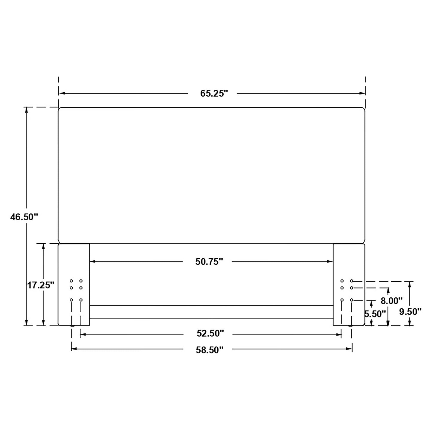 Izzy Upholstered Queen or Full Panel Headboard Sand