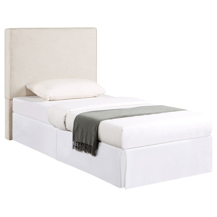 Kosmo Upholstered Twin Panel Headboard Sand