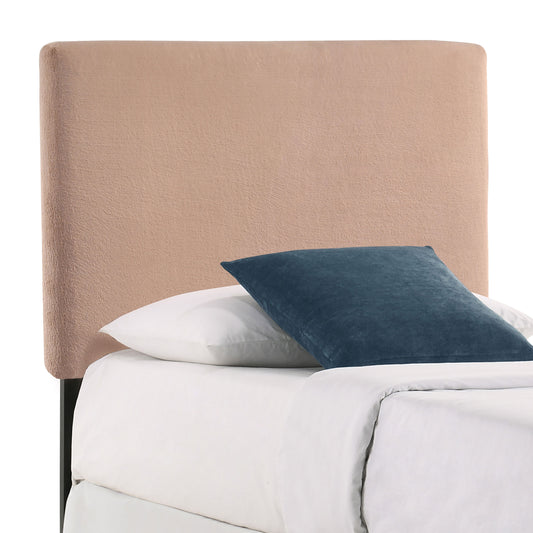 Gigi Upholstered Twin Panel Headboard Blush