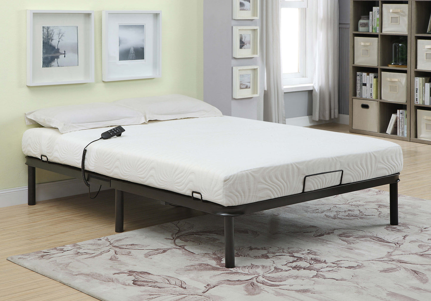 Harding Twin Long Adjustable Bed Base Black