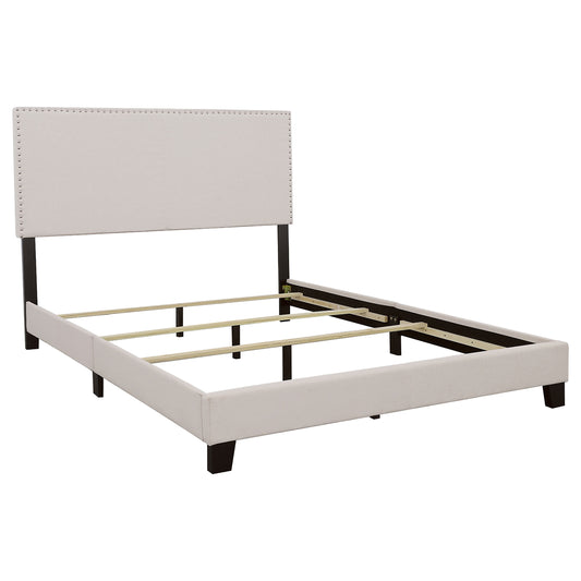 Boyd Upholstered Full Panel Bed Ivory