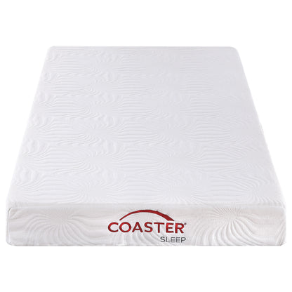 Joseph 6" Twin Memory Foam Mattress White