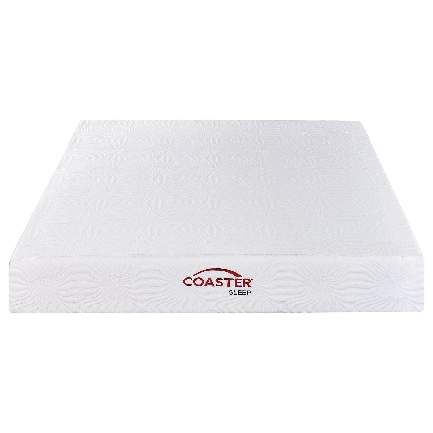 Key 10" Eastern King Memory Foam Mattress White