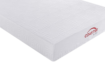 Key 10" Twin Memory Foam Mattress White