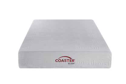 Ian 12" Eastern King Memory Foam Mattress White