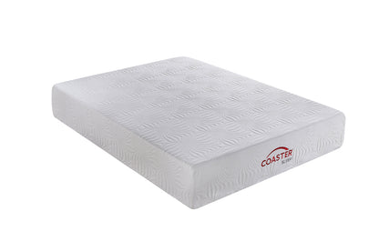 Ian 12" California King Memory Foam Mattress White