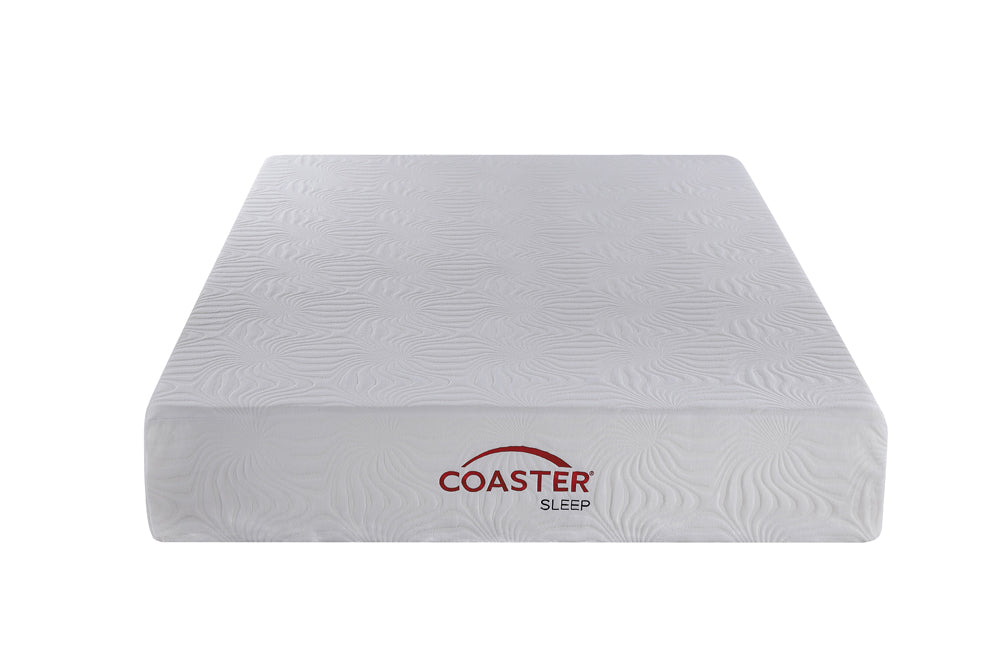 Ian 12" California King Memory Foam Mattress White