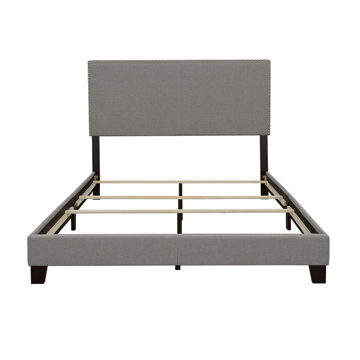 Boyd Upholstered Queen Panel Bed Grey