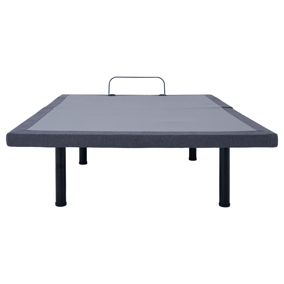 Clara Full Adjustable Bed Base Grey and Black