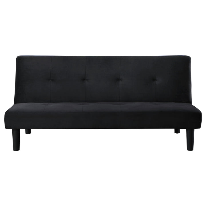 Stanford Multipurpose Upholstered Tufted Convertible Sofa Bed Black