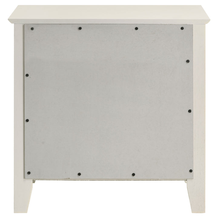 Selena 2-drawer Youth Nightstand Cream White