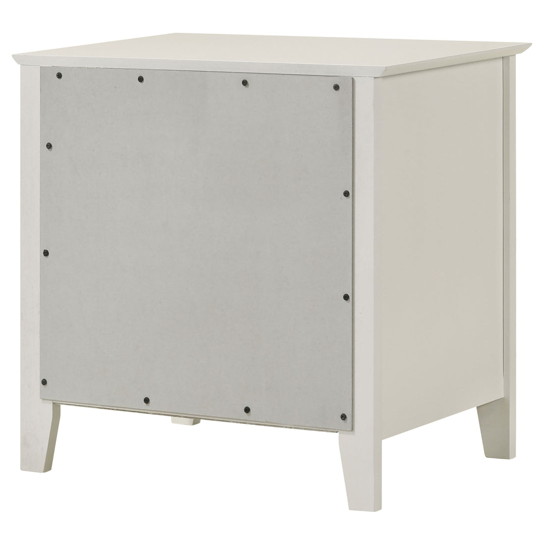 Selena 2-drawer Youth Nightstand Cream White