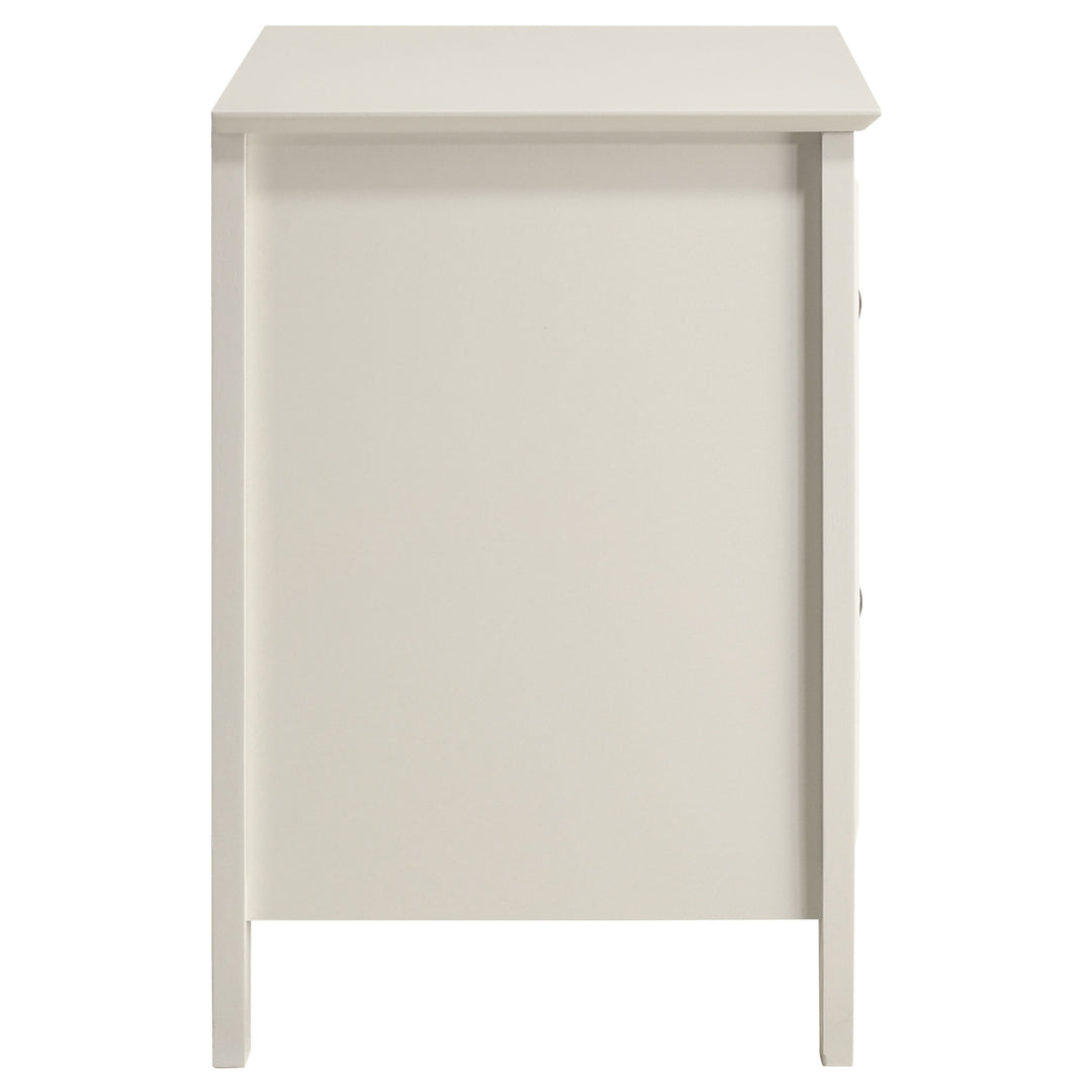 Selena 2-drawer Youth Nightstand Cream White