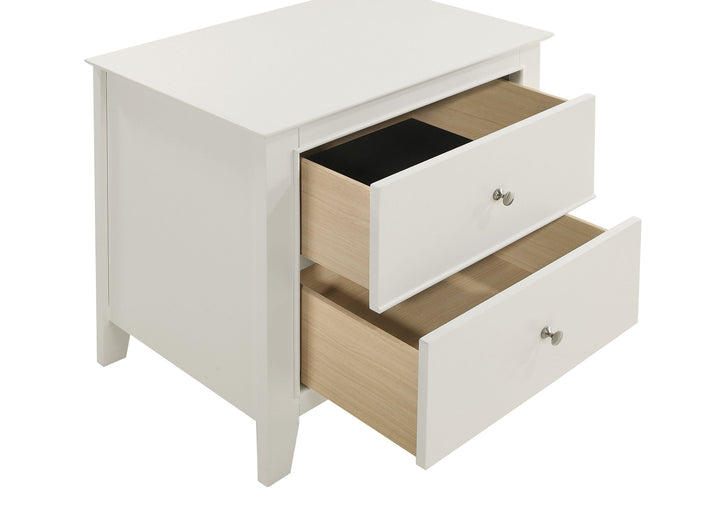 Selena 2-drawer Youth Nightstand Cream White