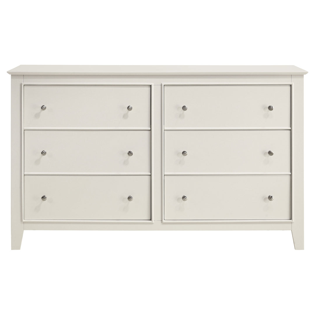 Selena 6-drawer Dresser Cream White